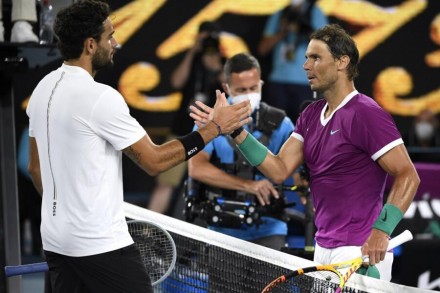 Nadal batte Berrettini agli Australian Open 